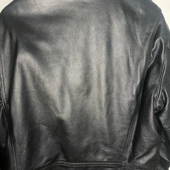 Harley-Davidson Black Leather Motorcycle Jacket - Picture 5 of 8